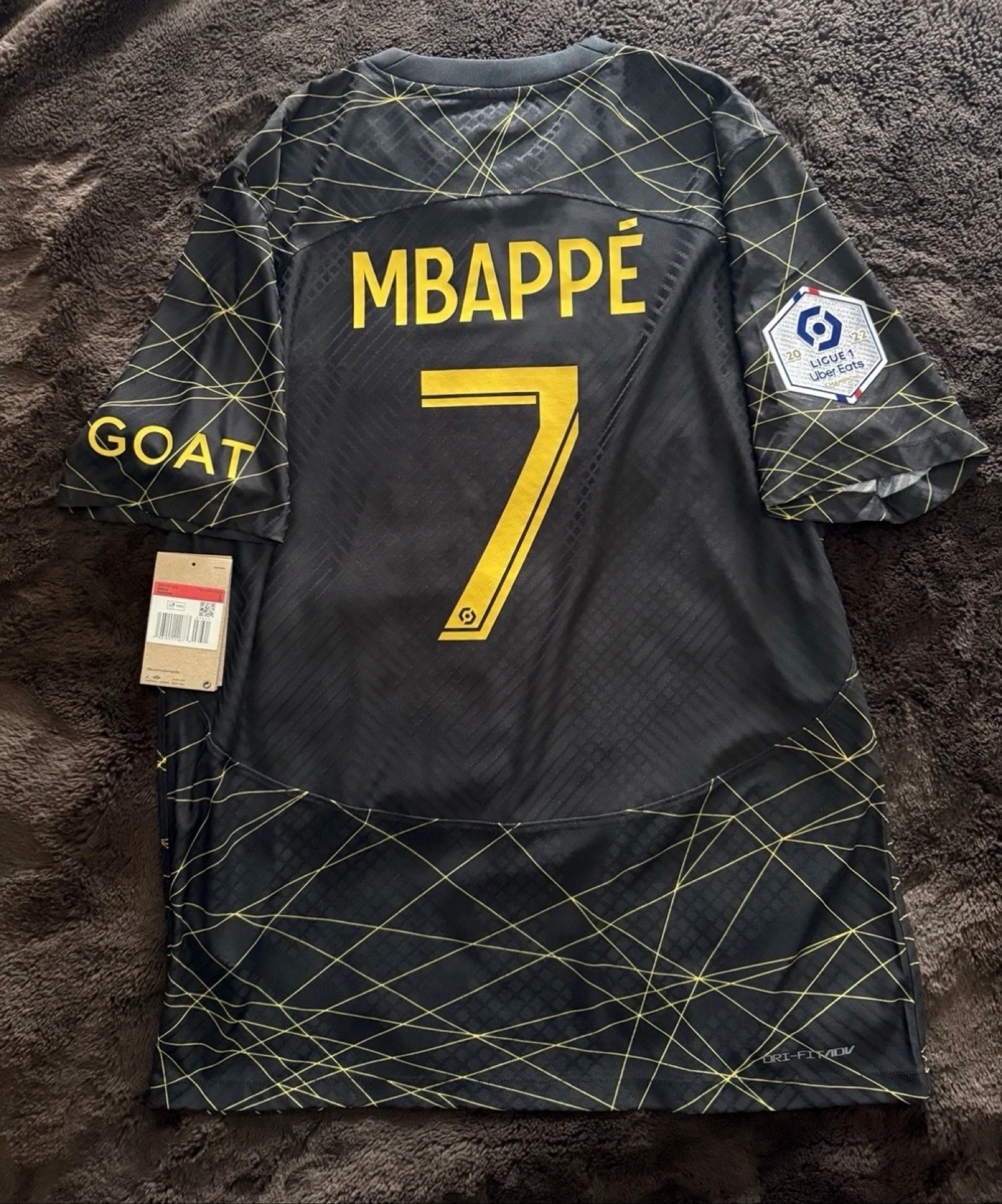 Maillot Officiel Psg 2022/2023 Mbappé Vapor Match Taille L Neuf 